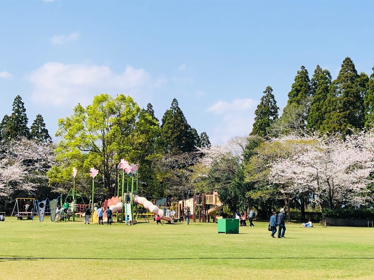 天ヶ城公園の広場