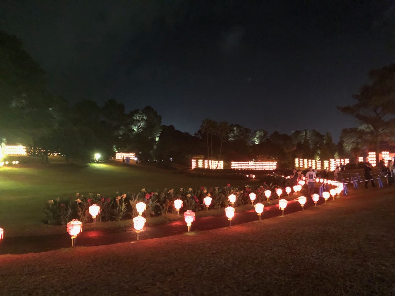 宮崎フローランテのランタン祭り